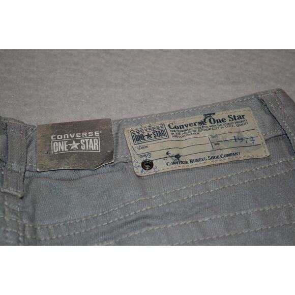40690 Converse Jeans One Star Straight Fit Waxed Gray Size 10 Womens NEW - Picture 6 of 8